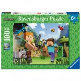 PUZZLE 100 PZAS MINECRAFT RAVENSBURGER 