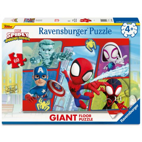 PUZZLE 60 PZAS SPIDEY GIGANTE DE SUELO RAVENSBURGE