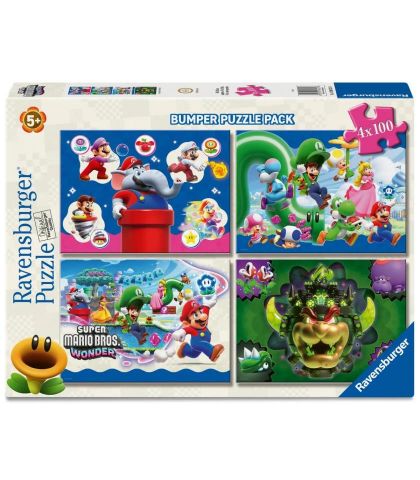 PUZZLE 4X100 PZAS SUPER MARIO BROS WONDER  RAVENS