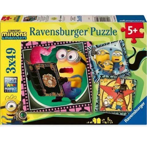 PUZZLE 3X49 PZAS MINNIONS 3 RAVENSBURGER