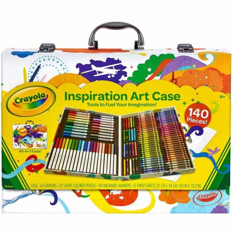 MALETÍN DE ARTISTA ARCOIRIS 140 PZAS CRAYOLA