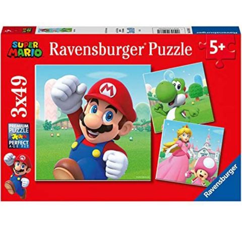 PUZZLE 3X49 PZAS SUPER MARIO RAVENSBURGER 