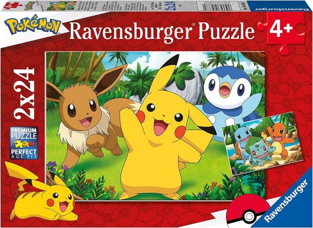 PUZZLE 2X24 PZAS POKEMON RAVENSBURGER 