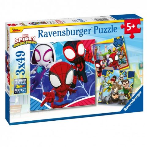 PUZZLE 3X49 PZAS SPIDEY RAVENSBURGER