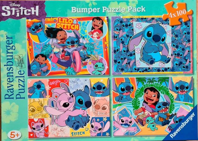 PUZZLE 4X100 PZAS STITCH RAVENSBURGER