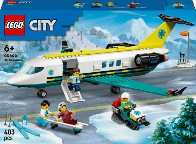 AMBULANCIA AÉREA DE EMERGENCIAS LEGO CITY 