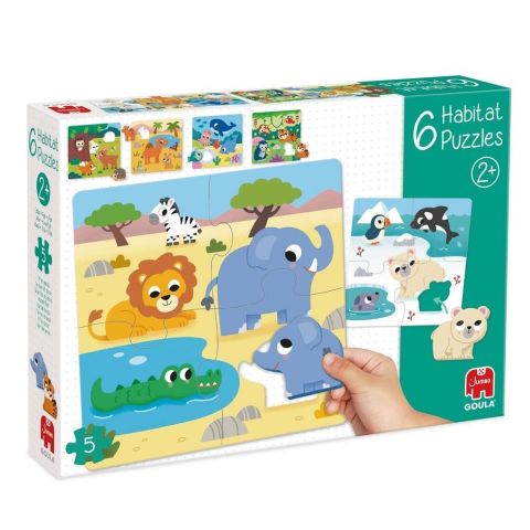 PUZZLES 6 HABITATS GOULA