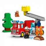 CAMIÓN BOMBEROS C/MANGUERA Y BOMBERO LEGO DUPLO
