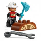 CAMIÓN BOMBEROS C/MANGUERA Y BOMBERO LEGO DUPLO