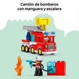 CAMIÓN BOMBEROS C/MANGUERA Y BOMBERO LEGO DUPLO