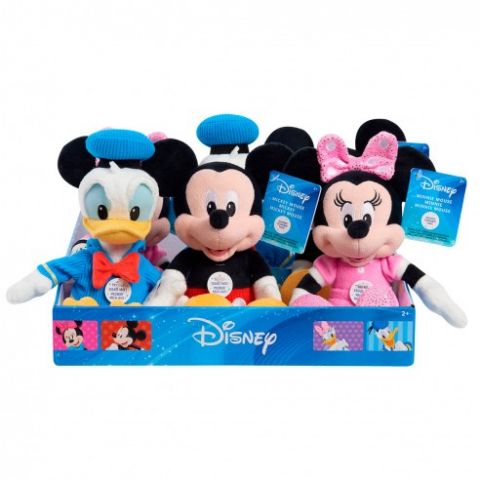 PELUCHE C/SONIDOS PERS. DISNEY SURT. JUST PLAY