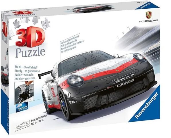 PUZZLE 3D PORSCHE 911 GT3 CUP RAVENSBURGER 