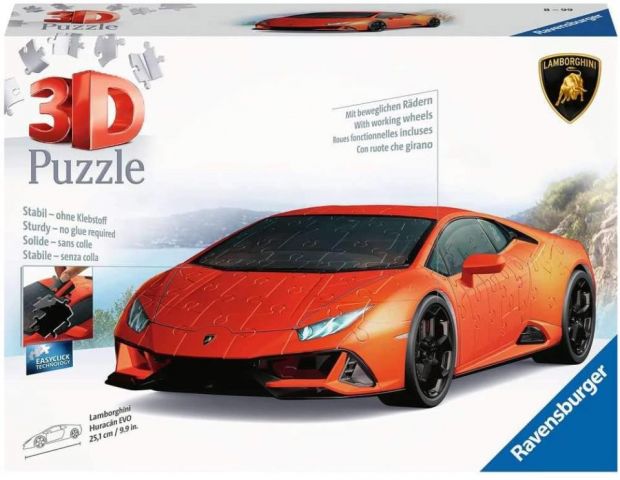 PUZZLE 3D LAMBORGHINI HURACÁN RAVENSBURGUER