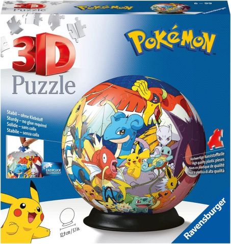 PUZZLE 3D BOLA POKEMON RAVENSBURGER