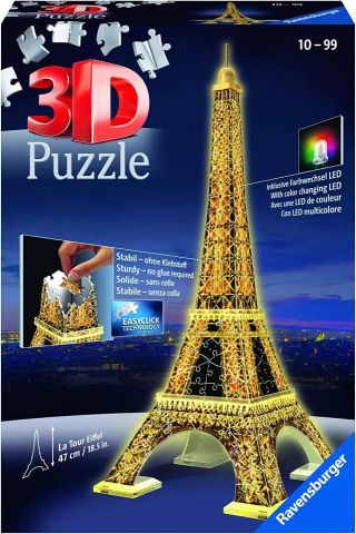PUZZLE 3D TORRE EIFFEL LED RAVENBURGER 
