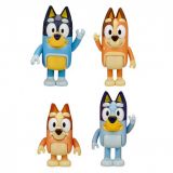 PACK 4 FIGURAS FAMILIA BLUEY MOOSE