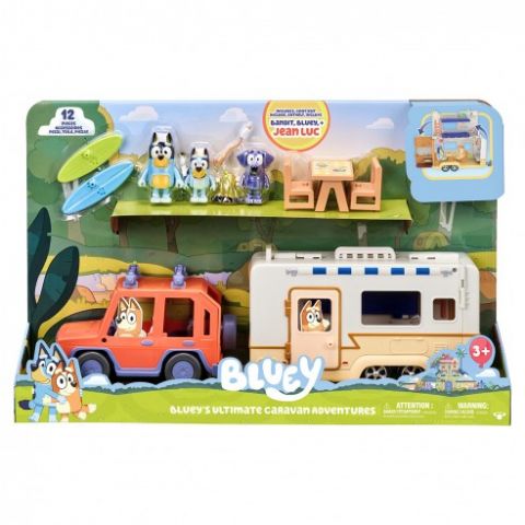 SET CRUISER Y CAMPERVAN BLUEY MOOSE