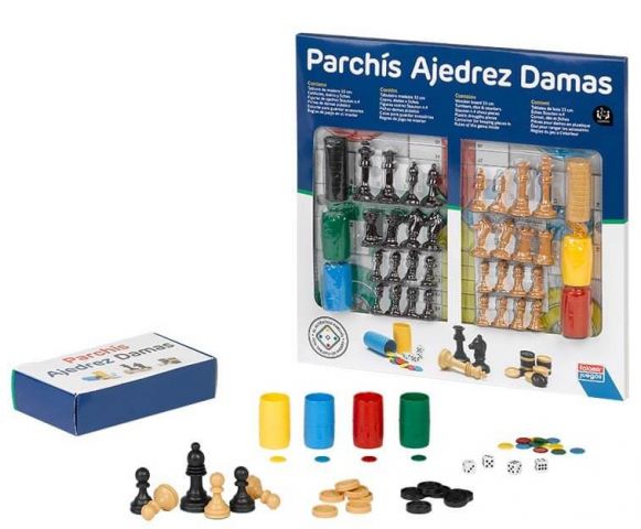 PARCHIS/AJEDREZ/DAMAS C/ACCS