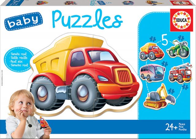BABY PUZZLES VEHÍCULOS