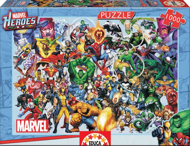 PUZZLE 1000 PZAS MARVEL EDUCA