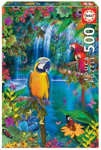 PUZZLE 500 PZAS EDUCA PARAÍSO TROPICAL 