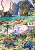 PUZZLE 2X100 PZAS DINOSAURIOS EDUCA