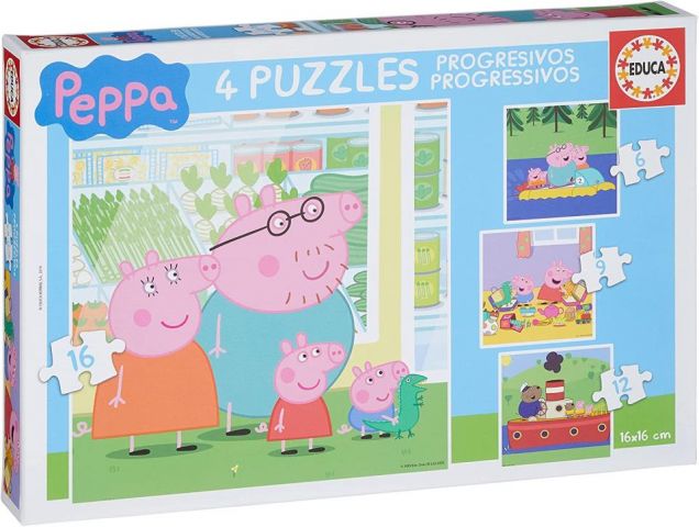 PUZZLE PROGRESIVO PEPPA PIG EDUCA