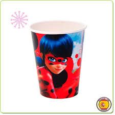 VASOS LADY BUG X8