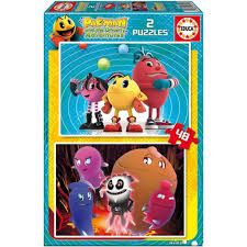 PUZZLE 2 X 48 PAC- MAN