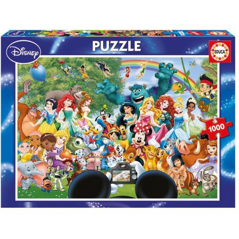 PUZZLE 1000 PZAS EL MARAVILLOSO MUNDO DE DISNEY