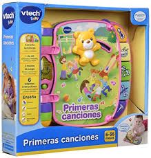 LIBRO PRIMERAS CANCIONES ROSA VTECH