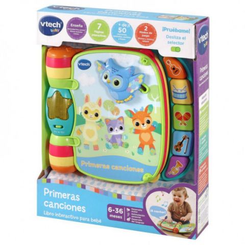LIBRO PRIMERAS CANCIONES NEW VTECH