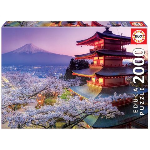PUZZLE 2000 PZAS MONTE FUJI JAPÓN EDUCA 