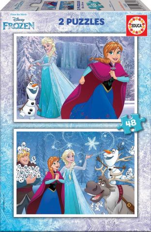 PUZZLE 2X48 PZAS FROZEN EDUCA