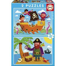 PUZZLE 2X20 PIRATAS EDUCA