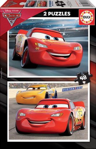 PUZZLE  2 X 48 PZAS CARS 3 EDUCA