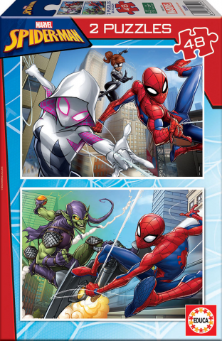 PUZZLE 2X48 PZAS SPIDERMAN EDUCA 