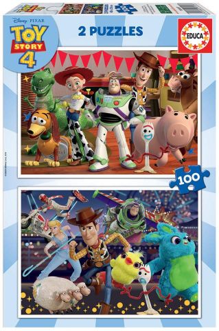 PUZZLE 2 X 100 PZAS  TOY STORY 4 EDUCA 