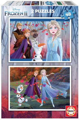 PUZZLE 2X48 PZAS FROZEN II EDUCA