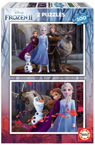 PUZZLE 2 X 100 FROZEN II EDUCA