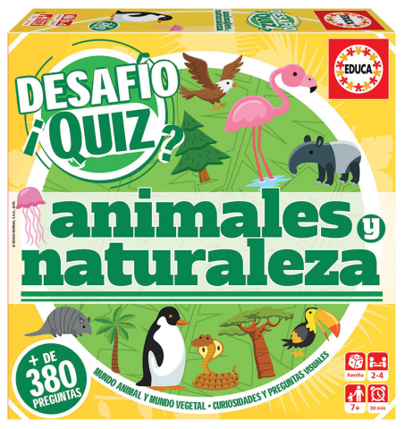 DESAFÍO QUIZ DESCUBRIR ANIMALES Y NATURALEZA EDUCA