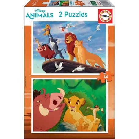 PUZZLE 2X48 PZAS EL REY LEÓN EDUCA