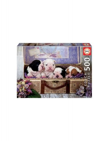 PUZZLE 500 PZAS CACHORROS EDUCA 