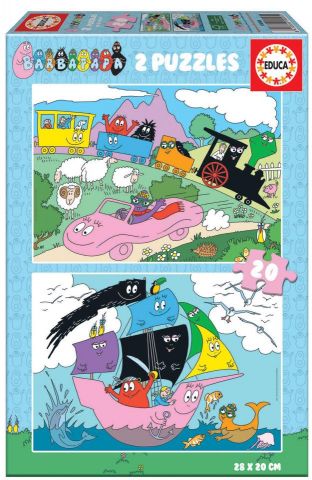 PUZZLE 2X20 PZAS BARBAPAPA EDUCA