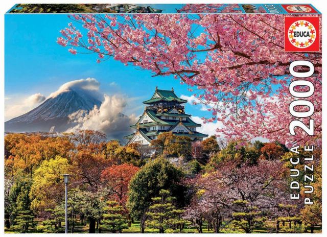 PUZZLE 2000 PZAS CASTILLO DE OSAKA, JAPÓN EDUCA