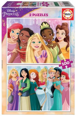 PUZZLE 2X100 PZAS PRINCESAS DISNEY EDUCA