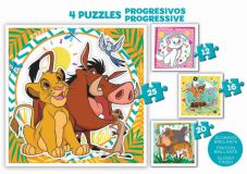 PUZZLE MALETA PROGRES. ANIMALES DISNEY  EDUCA