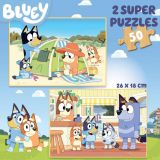 PUZZLE 2X50 PZAS BLUEY MADERA EDUCA