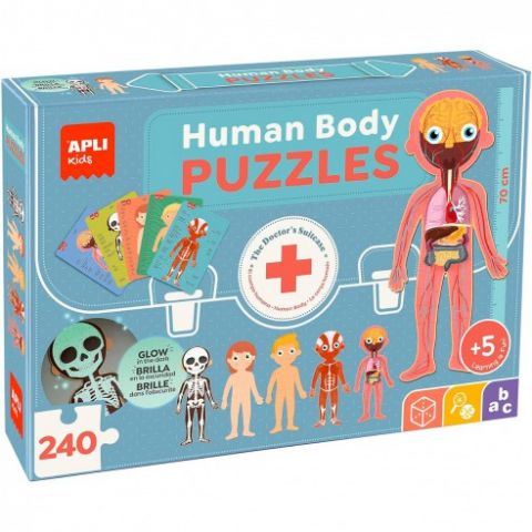 EL CUERPO HUMANO PUZZLES 240 PZ APLI