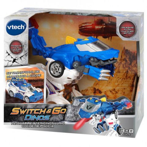 PATRULLA EL TERICINOSAURIO COCHE SWITCH & GO VTECH